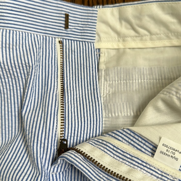 Crewcuts shorts NWOT - size 10 in seersucker 🤍💙 - Picture 10 of 10